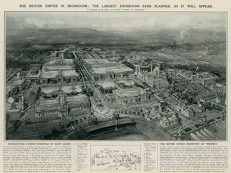 O Império Britânico em Microcosmos (litografia)