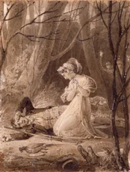 Cena de Tales of the hall, de George Crabbe, século XIX.
