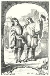 Os Dois Cavalheiros de Verona (gravura)