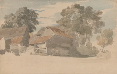 Edifícios Agrícolas com Árvores