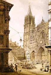 Catedral de Rouen, frente oeste