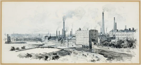 Lower Broughton a partir de Crescent, Salford