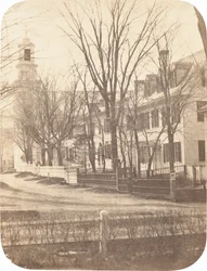 Igreja do Dartmouth College, Casa do Professor Clement Long, Presidente Nathan..., c. 1858.
