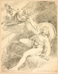 Celestial Ganimedes, placa XV da segunda edição de Espécimes de Poliautografia