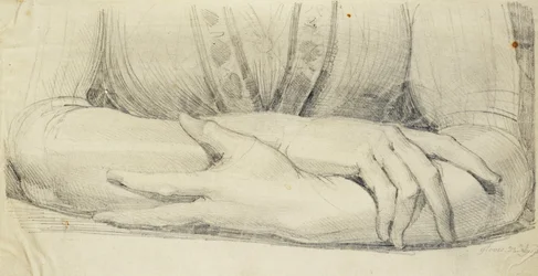 Estudo dos braços enluvados de uma mulher, 1798