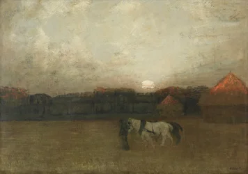 O campo de restolho, c. 1909