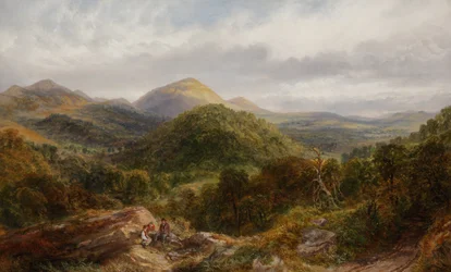 O acampamento britânico e o farol de Herefordshire, 1872
