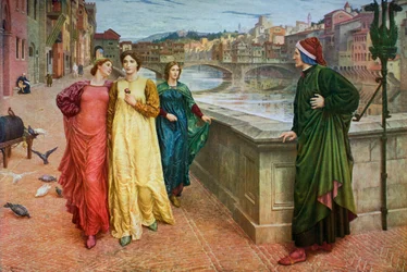 Dante e Beatrice, 1883, 1912.