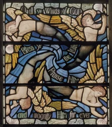 O All Ye Ventos Dos Deuses, Benedicite Window detail, c.1895 (vitral)