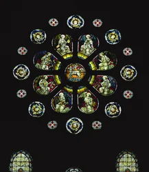 Rosácea (vitral)