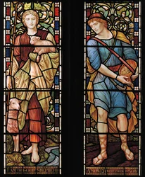 Pastor e semeador, 1888 (vitral)