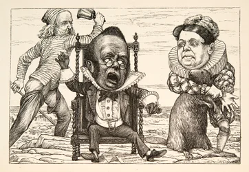 Tão grande foi seu susto que seu colete virou pub branco. 1876.