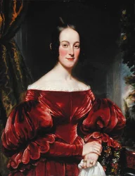 Retrato da Sra. Robert Lowden, c.1837 (óleo sobre painel)