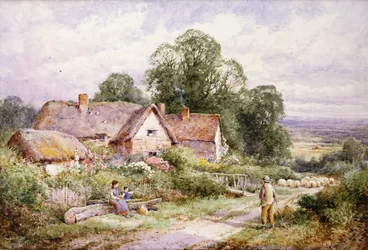 Uma Sheep Lane perto de Woburn, Bedfordshire