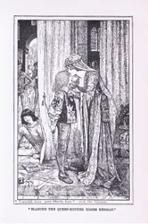 Blanche a rainha mãe beija Herman, 1912