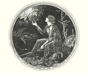 Ilustração para O Progresso do Peregrino de John Bunyan (litografia)