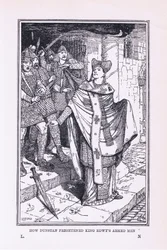 St Dunstan assustou homens armados do rei Edwys, 1912