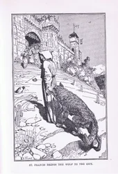 São Francisco traz o lobo para a cidade, 1912
