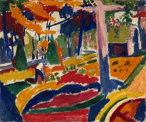 Jardim, c. 1915.