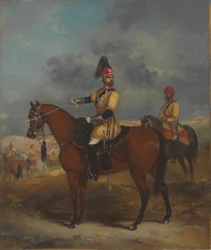 Oficial da 1ª Cavalaria Irregular de Bengala