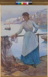 Menina de Azul