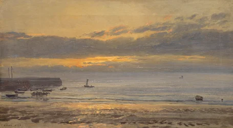 Antes do nascer do sol, Scarborough - Low Water, 1878