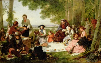 Um piquenique, 1857
