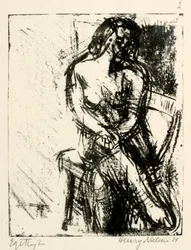Modelo feminino sentado