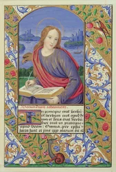 Retrato de São João, de "A Arte da Iluminação e Pintura Missal", Londres 1849