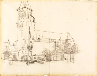 Igreja, St.-Germain-des-Prés, França