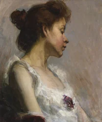 Retrato da esposa do artista, 1897.
