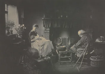 Amanhecer e pôr do sol, 1885.