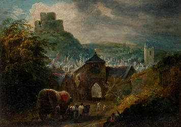Glastonbury, Somerset (óleo a bordo)