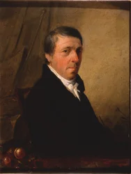 Retrato de George Gray (óleo sobre metal (estanho))