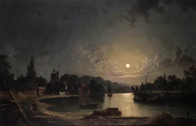 Twickenham por luar, 1835