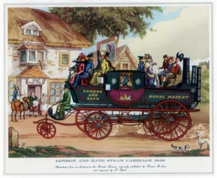 London and Bath Steam Carriage, 1840, c1800-1840.