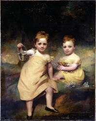 Retrato duplo de William Thorold Wood e Charles Thorold Wood