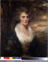 Retrato da senhorita Elinor Bethune. Pintura de Sir Henry Raeburn (1756-1823), década de 1790. Óleo sobre tela. Museu Hermitage, São Petersburgo