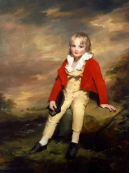 Sir George Sinclair quando rapaz (óleo sobre tela)