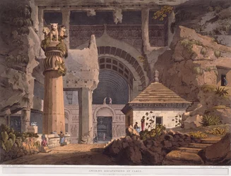 Escavações antigas em Carli, 1824