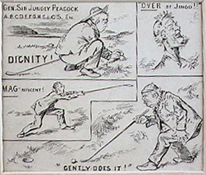 Golfing Moves, ilustração da revista 