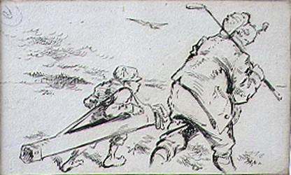 The Bumbling Golfer, ilustração da revista 