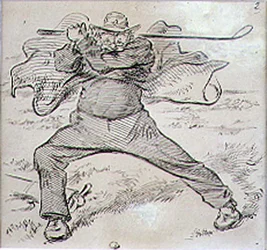 The Chaotic Golfer, ilustração da revista 