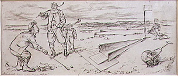The Guided Golfer, ilustração da revista 