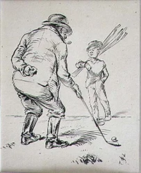 The Last Putt, ilustração da revista 