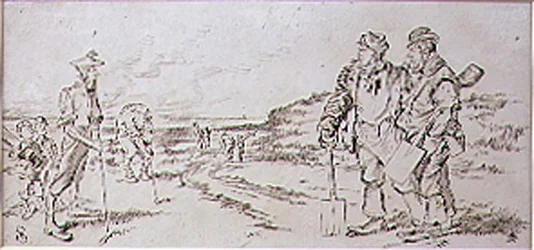 Os Roadmen perturbados pelos Golfistas, ilustração da revista 