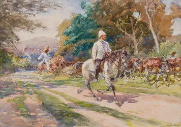Um oficial colonial, possivelmente Haiti, c.1900