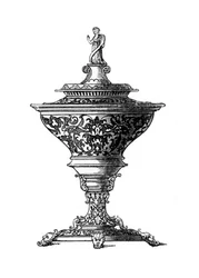 Projeto para um saltcellar, 1645, 1843.