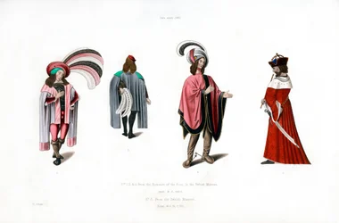 Vestido masculino, c1480, 1843.