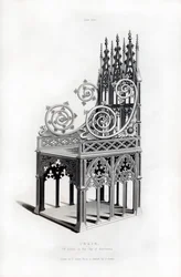 Trono de prata maciça, 1397, 1843.